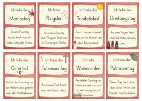 Vorschau - Spiele - Kirchenjahr Lesespiel 3./4. Klasse - Feste im Jahreskreis spielerisch erarbeiten - Seite 3