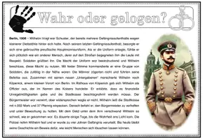 Vorschau - Arbeitsblätter - Rätsel/ Quiz: Wahr oder Gelogen - Crime Edition (mit Lösung) - Seite 2