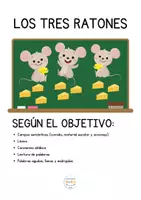 Vista previa - Unidades / Secuencias / Situaciones de Aprendizaje - TIPOS DE PALABRAS - Los tres ratones - página 1