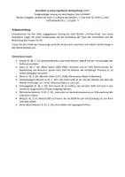 Vorschau - Klassenarbeiten - Jenny Erpenbeck, "Heimsuchung": Analyse des Kapitels "Der Architekt" (Klausur + EHZ) - Seite 1