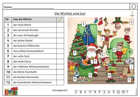 Vorschau - Arbeitsblätter - Lesespur - Die Wichtel sind los (Klasse 1-4) - Seite 2