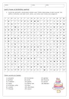 Vorschau - Arbeitsblätter - Geburtstagssuchsel (Wortschatz birthday) - Deckblatt