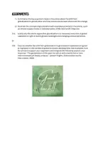 Vorschau - Test - 2 Klausurvorschläge globalisation mit EWH, Abitur, mock exams, mündliche Prüfung, examination - Seite 1