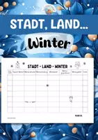Vorschau - Spiele - Stadt, Land, Winter - Deckblatt