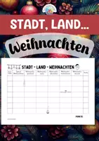 Vorschau - Spiele - Stadt, Land, Weihnachten - Deckblatt