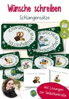 Vorschau - Unterrichtsreihen - Wünsche schreiben - Schlangensätze - Aufgabenkarten - Deckblatt
