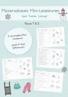 Vorschau - Mal- und Bastelvorlagen - Materialpaket Lesen Winter - Klasse 1/2 - Seite 1