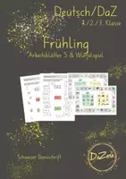 Vorschau - Unterrichtsreihen - Arbeitsblatt zu den Artikeln und Würfelspiel - Deckblatt