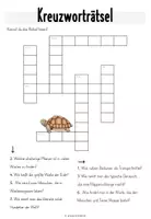 Vorschau - Arbeitsblätter - Entdecke die Wüste - Kreuzworträtsel - Seite 1