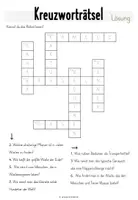 Vorschau - Arbeitsblätter - Entdecke die Wüste - Kreuzworträtsel - Seite 3