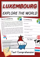 Vorschau - Arbeitsblätter - Luxembourg Reading Comprehension Englisch Reading Games Klasse 8 English - Deckblatt