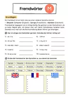 Vorschau - Arbeitsblätter - FRESCH-Methode - Merken (Schwerpunkt: Fremdwörter) - Seite 1