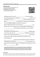 Vorschau - Arbeitsblätter - Arbeitsblätter zum Thema "Ernährung" + Lösung & Fragen & MP3 + Mindmap + Infografik - Deckblatt