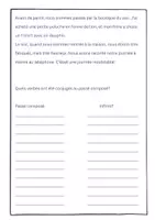 Vorschau - Arbeitsblätter - Le passé composé - trouve les verbes conjugés au p.c. - Seite 1