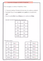 Vorschau - Arbeitsblätter - L'imparfait définition et exercices - Seite 1