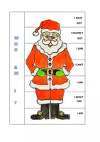 anteprima - Esercizi - CHISTMAS CHARACTERS: Santa and friends - Pagina di copertina