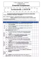 Vorschau - Stundenentwürfe - 2024 7 Klassenarbeit & Mathearbeit: Proportionale und antiproportionale Zuordnungen | Rechnen mit rationalen Zahlen - Deckblatt