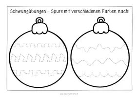 Vorschau - Anderer Materialtyp - Weihnachten – Nachspurübung (19 A4 Vorlagen) - Seite 2
