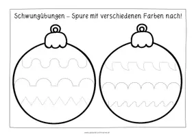 Vorschau - Anderer Materialtyp - Weihnachten – Nachspurübung (19 A4 Vorlagen) - Seite 3