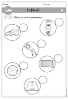 Vorschau - Arbeitsblätter - Fußball Arbeitsblatt Wortschatz differenziert - DaZ DaF Sprachförderung - Seite 2