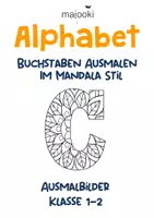 Vorschau - Mal- und Bastelvorlagen - Buchstaben zum Ausmalen - Buchstaben zum Aufhängen - Alphabet - ABC - Buchstabenbilder ausmalen - 26 Ausmalbilder im Mandala Stil - Set 3 - Buchstabenbilder Klasse 1 - 2 - Deckblatt
