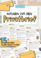 Vorschau - Arbeitsblätter - XXL SPARPAKET: Der Privatbrief DIN 5008:2020 - Seite 3