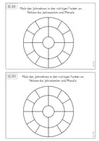 Vorschau - Arbeitsblätter - Übungsheft zum Jahreskreis / zu den Monaten und Jahreszeiten - Seite 3