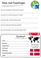 Vorschau - Arbeitsblätter - Kopenhagen Leseverstehen DaZ Texte Lesen Klasse 6 Deutsch - Seite 2