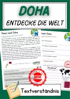 Vorschau - Arbeitsblätter - Materialpaket Leseverstehen 6. - 7.Klasse Textverständnis 10 Orte Entdecke die Welt - Seite 1