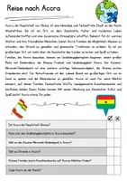 Vorschau - Arbeitsblätter - Accra DaZ Textverständnis Klasse 7 Lesetext mit Fragen Deutsch - Seite 1