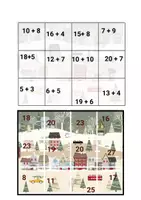 anteprima - Materiale interattivo - 4 Puzzle matematici natalizi per le 4 operazioni – per imparare divertendosi per le attività in classe o per i compiti a casa; - classi I/II - Pagina 1