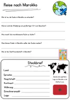 Vorschau - Arbeitsblätter - Marokko DaZ Leseverstehen Klasse 4 Lesetext mit Fragen Deutsch - Seite 2