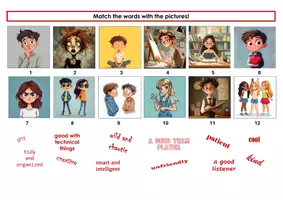 Vorschau - Arbeitsblätter - Game: Describing Personality - Wordbooster - Seite 2