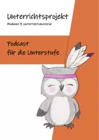 Vorschau - Unterrichtsreihen - Podcast zur Tierbeschreibung: Ein Projekt für die Unterstufe - Deckblatt