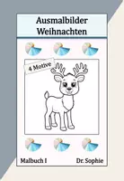 Vorschau - Mal- und Bastelvorlagen - Weihnachten Ausmalbilder - 4 Malvorlagen - Deckblatt