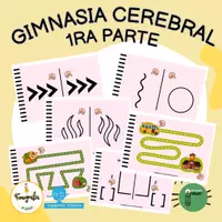 Vista previa - Hojas de trabajo - Juegos de Gimnasia Cerebral - 1ra parte - Portada