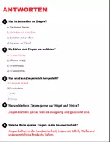 Vorschau - Arbeitsblätter - Die Ziege: Leseverständnis und Kreuzworträtsel mit Lösungen - Seite 3