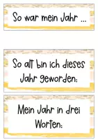 Vorschau - Unterrichtsreihen - Jahresrückblick Erinnerung - Reflexion - Seite 3