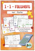 Vorschau - Arbeitsblätter - Einmaleins Faltheft 4er-Reihe - Deckblatt