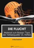 Vorschau - Arbeitsblätter - Flucht von Sera & Niko: Material zu "Tanz der Tiefseequalle" - Deckblatt
