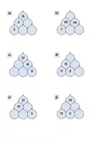 Vorschau - Arbeitsblätter - Rechenpyramiden Weihnachten Weihnachtskugeln Zahlenraum 50 - Seite 2