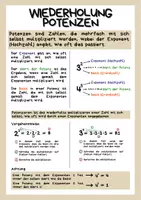 Vorschau - Arbeitsblätter - Rechnen mit Potenzen - Addieren und Subtrahieren - Seite 2
