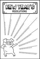 Vorschau - Arbeitsblätter - New Year's resolutions, Englisch Klasse 7,8,9 - Seite 2