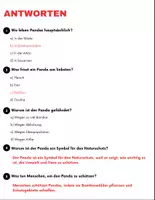 Vorschau - Spiele - Panda: Leseverständnis und Kreuzworträtsel mit Lösungen - Seite 3