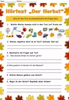 Vorschau - Arbeitsblätter - AnybookPro Material: Hörtext Herbst - Seite 3
