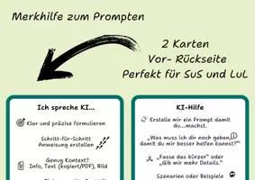 Vorschau - Merkblätter - KI-Hilfe Kärtchen - Deckblatt