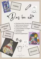 Vorschau - Mal- und Bastelvorlagen - "Das bin ich!" - Selbstportrait mal anders - Seite 1