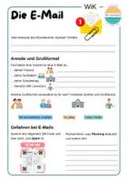 Vorschau - Arbeitsblätter - WiK - Die E-Mail, Arbeitsblätter, Flipbook mit Aufgaben - Seite 3