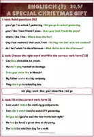 Vorschau - Arbeitsblätter - Englisch Test - Christmas - Seite 2
