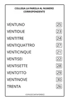 anteprima - Esercizi - Schede didattiche per giocare con i numeri fino al 30 - Pagina 3